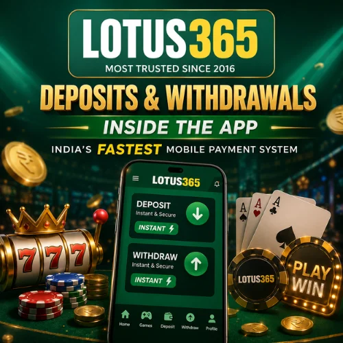 Deposits & Withdrawals Inside the App — India's Fastest Mobile Payment System