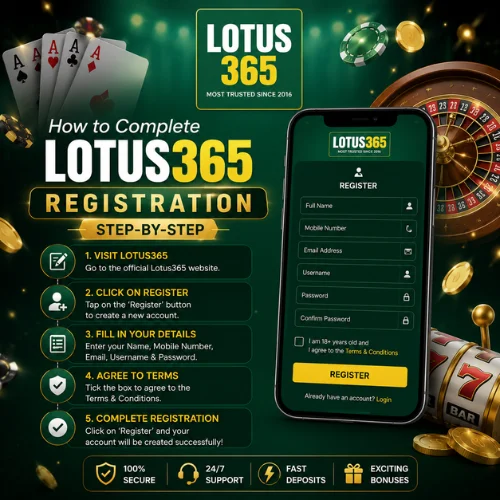 Lotus365 Registration